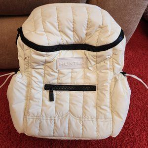 Hunter Intrepid Back Pack off white used once..paid 135.00...perfect condition
